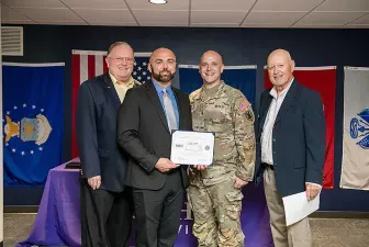 Randy Spade is presented with ESGR Patriot Award 